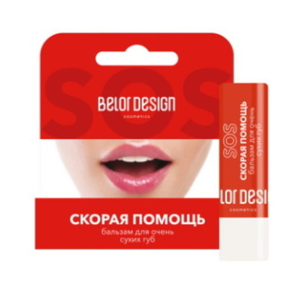 Бальзам для губ SOS "Скорая помощь" для очень сухих губ BelorDesign