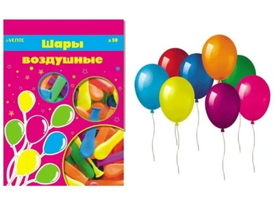 Шар М 12"/30см "deVente" цвет ассорти