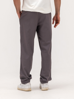 Костюм мужской льняной. Рубашка с брюками. Графит