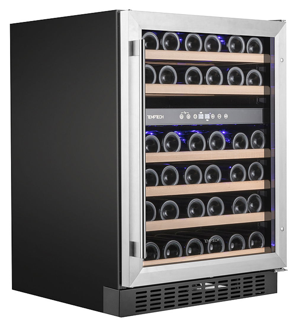 Винный шкаф Temptech Premium WPX60DCS нерж. сталь