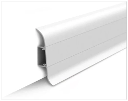 Плинтус ПВХ Идеал Классик 001 Белый 2200х55х22 мм