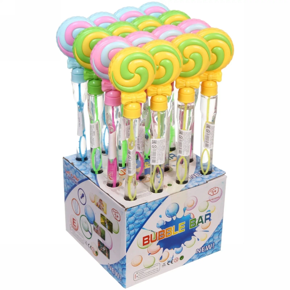 Мыльные пузыри «Леденец» 44 см, с подсветкой, микс цветов