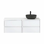 Тумба с раковиной и столешницей BelBagno KRAFT 120 Bianco Opaco