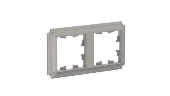 Рамка 2-м AtlasDesign Antique универс. шампань SE ATN100502