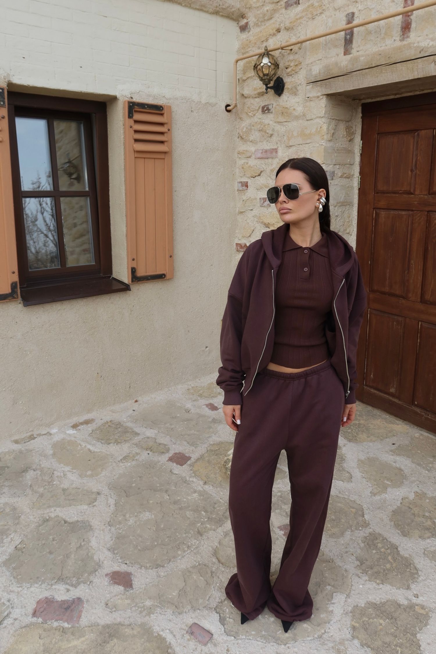 брюки introvert, deep chocolate