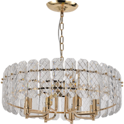 Люстра Rivoli Sylvia 1049-308 8 х Е14 40 Вт хрусталь | Rivoli