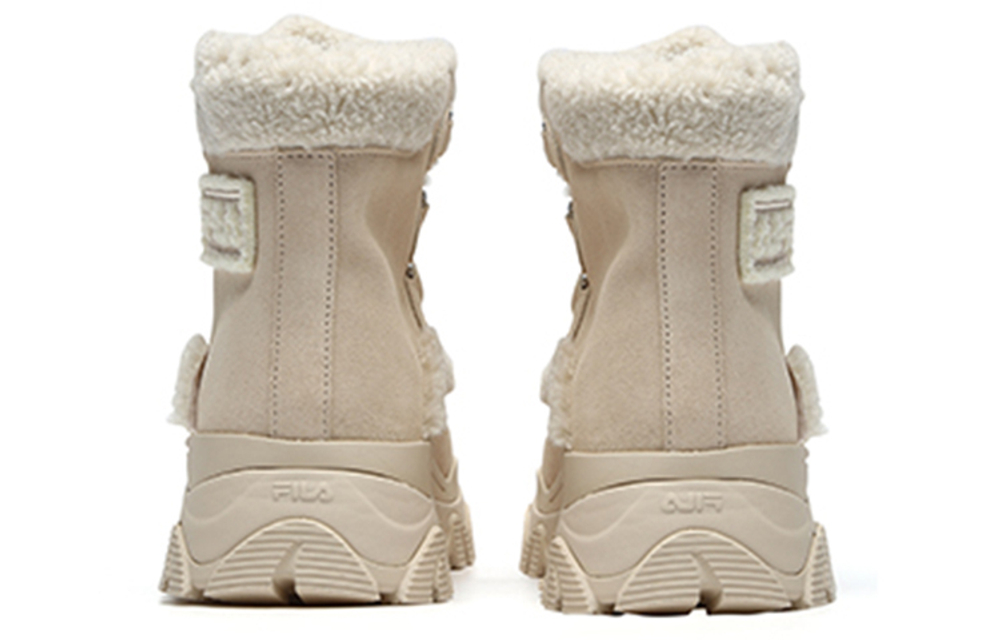 Fila thick-soled snow boots women's cassava flour