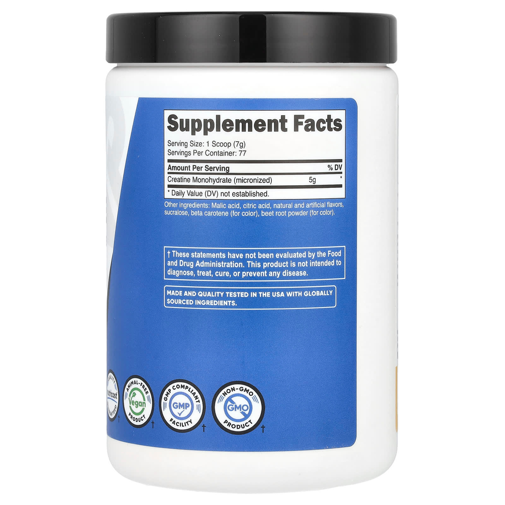 Nutricost, Performance, моногидрат креатина, ананас и манго, 500 г (1,1 фунта)