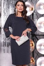 Платье "Теллура" (черника) Elza (Акция)