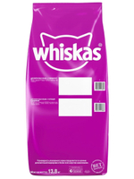 Сухой корм Whiskas для взрослых кошек, подушечки с говядиной, 13.8 кг