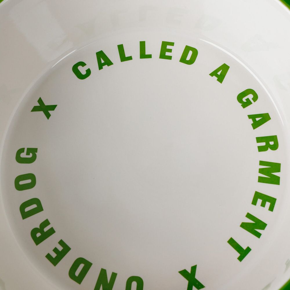 Купить Миска Underdog x CG Good Boy белая / зеленая Миска Underdog x CG Good Boy белая / зеленая