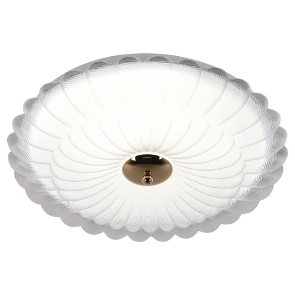 Светильник потолочный светодиодный ЭРА Классик без ДУ SPB-6 Chester 48W-5K WH+GD 5000К белый/золото