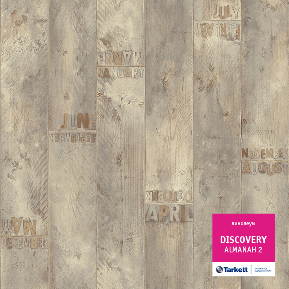 Линолеум Tarkett DISCOVERY ALMANAH 2, Ширина рулона: 2,5м