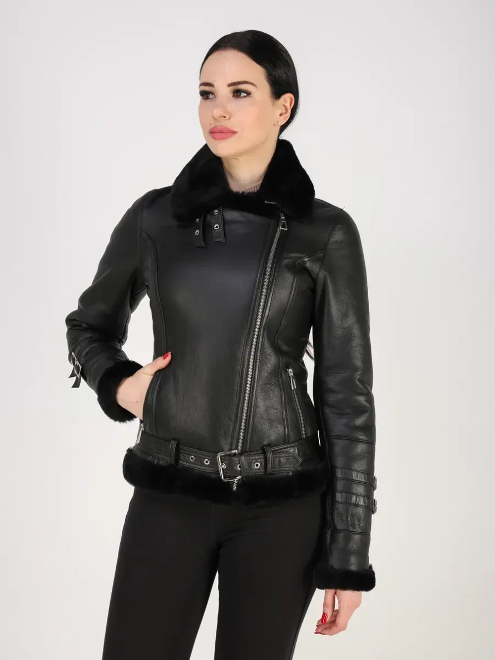 Дубленка зимняя натуральная пилот