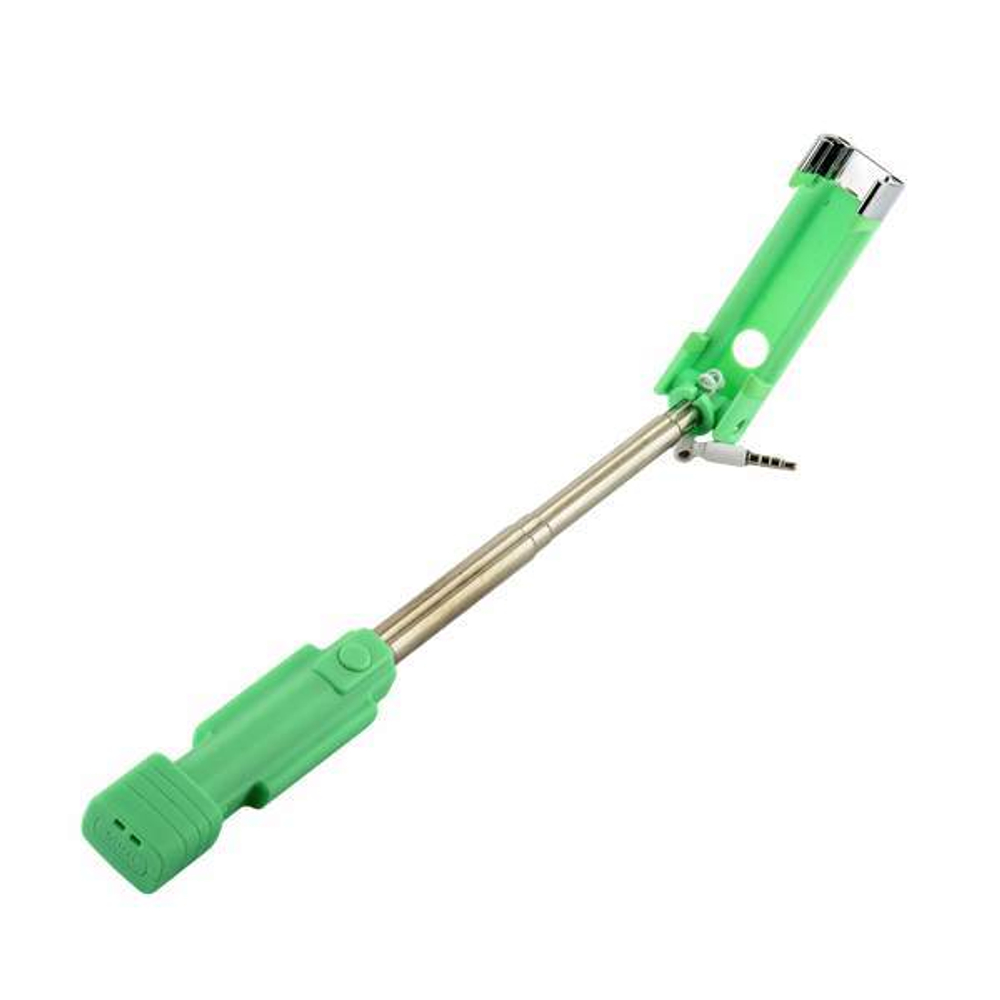 Монопод для селфи HOCO K3 Beauty Wire Controllable Selfie stick (0.65 м) 3.5&quot;-7&quot; Green Зеленый