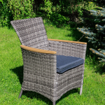 Обеденное кресло ROYAL FAMILY AMELIA серое