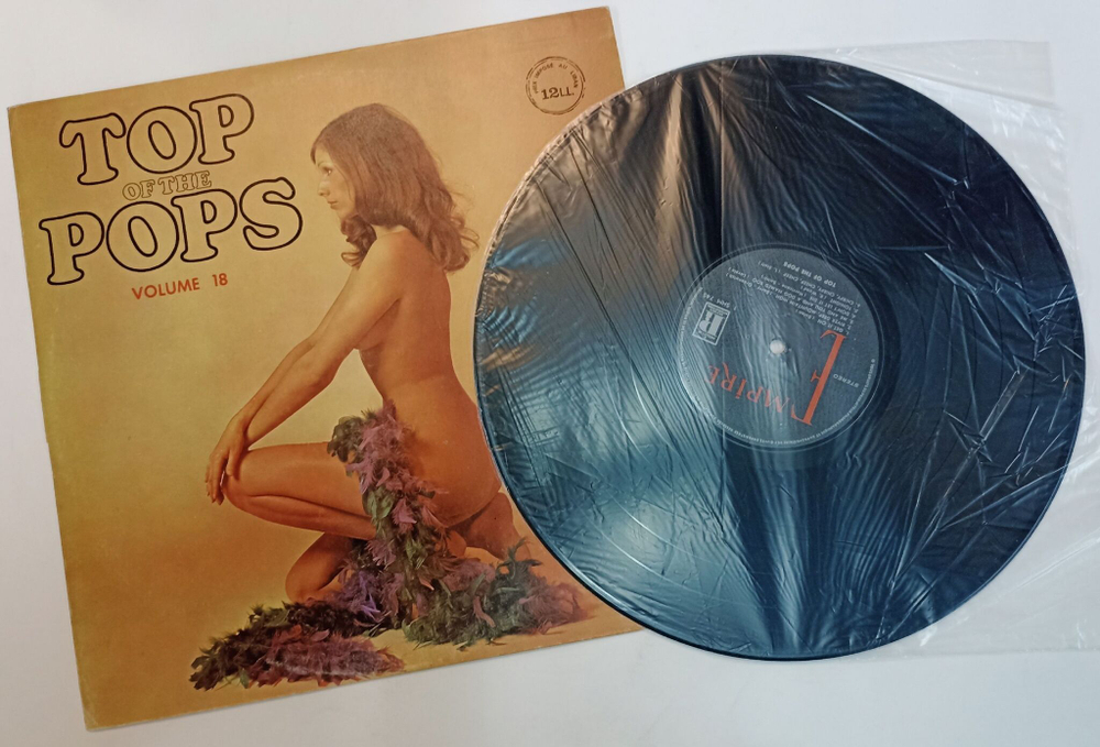 Винтажная виниловая пластинка LP Сборник Top Of The Pops Vol. 18 (Ливан 1971)