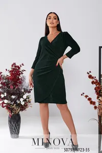 Платье 23-35-зеленый Minova