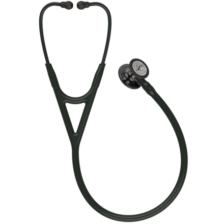 Стетоскоп Littmann Cardiology IV, черный, дымчатая акустическая головка, черный ствол (6232)