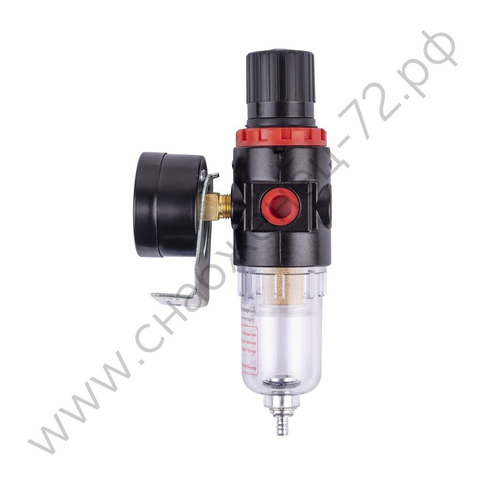 Регулятор давления AERO с манометром и фильтром-осушителем 1/4 F