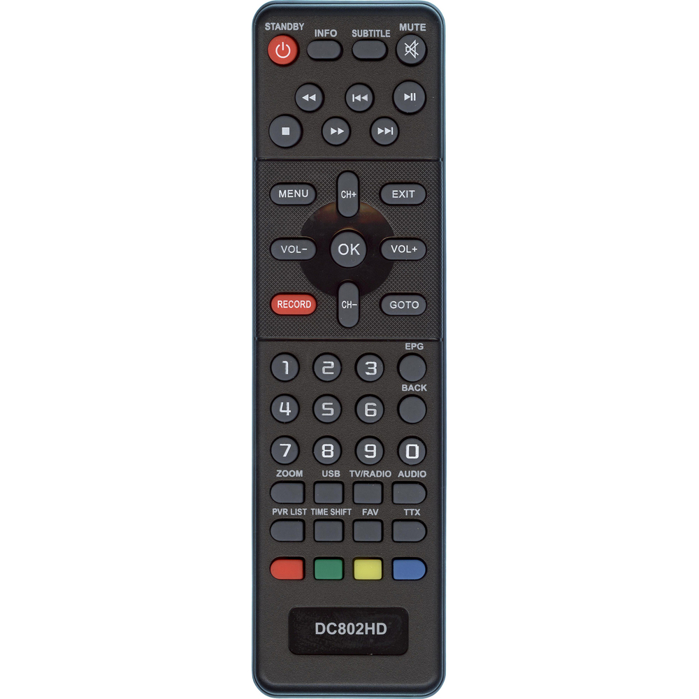 Пульт D-Color DVB-T2 DC802HD