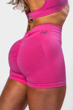 Шорты High Waisted Push-Up Shorts TOTALLY SEAMLESS 304 Розовые