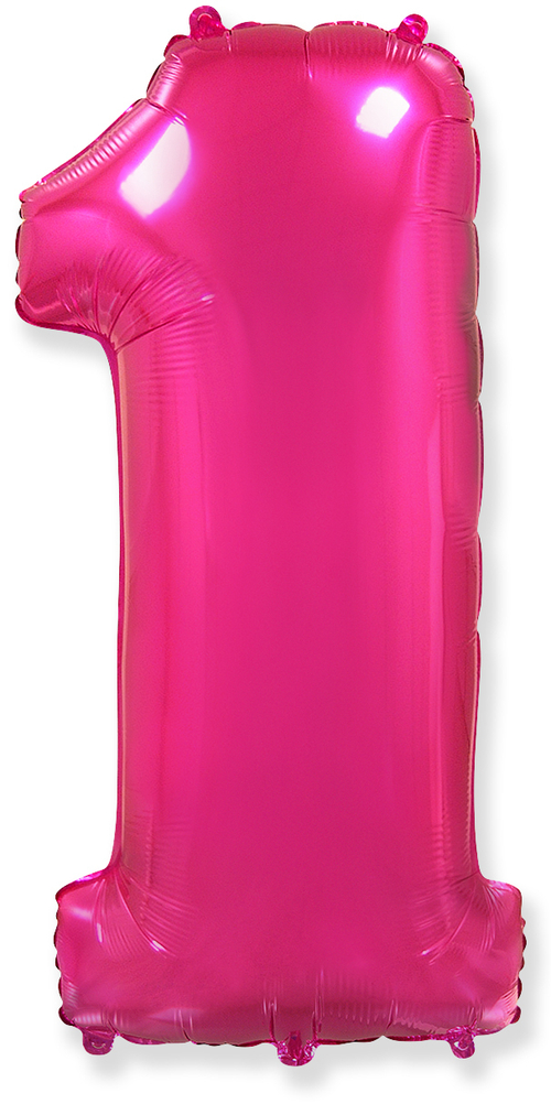 FM (40''/102 см) Цифра, 1, Фуше, 1 шт.