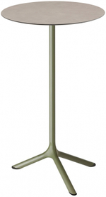 Стол ламинированный барный Scab Design Tripe, оливковый, тортора шпатель