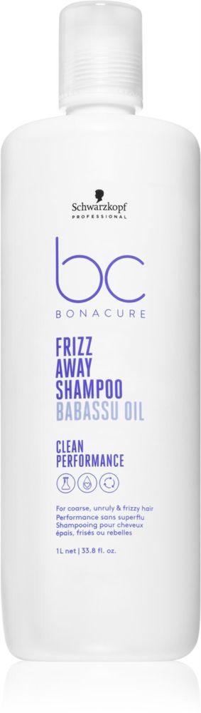 Schwarzkopf Professional BC Bonacure Frizz Away Shampoo - шампунь для непослушных и пушистых волос /   1000  ml  / GTIN 4045787725438