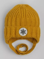Шапка зимняя вязаная для малышей