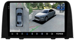 Магнитола для Honda CR-V 5 2017+ - Teyes CC3-2K-360 на Android 10, 2K QLED, 6Гб+128Гб, CarPlay, 4G SIM-слот, 4 камеры в комплекте