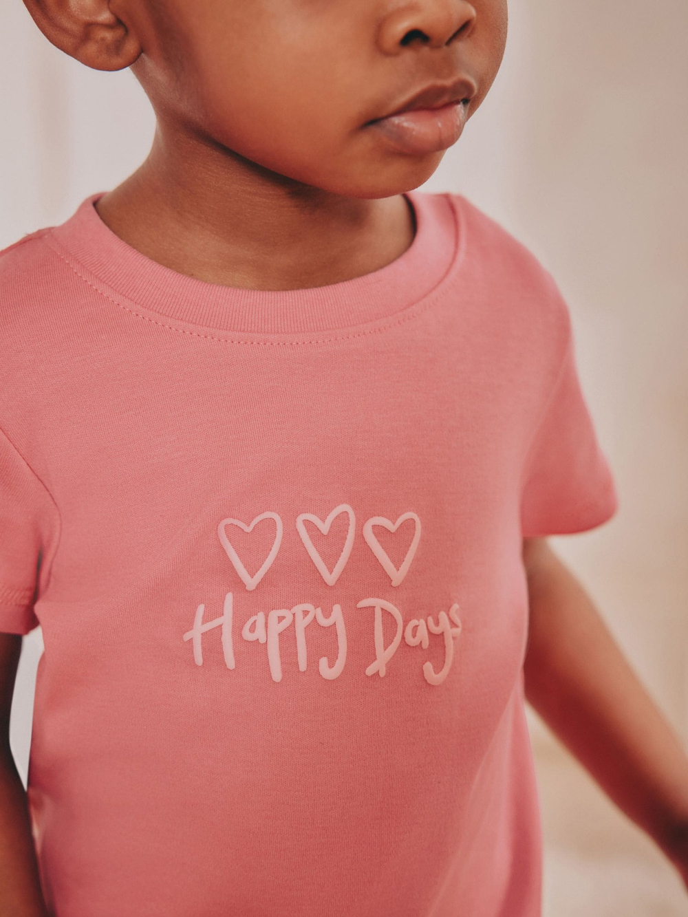 Пижама для девочки Next AC0-796, 3 шт., Розовый, Светло-желтый