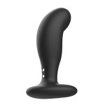 Анальный вибромассажер с пультом ДУ 7 режимов черный 10 см