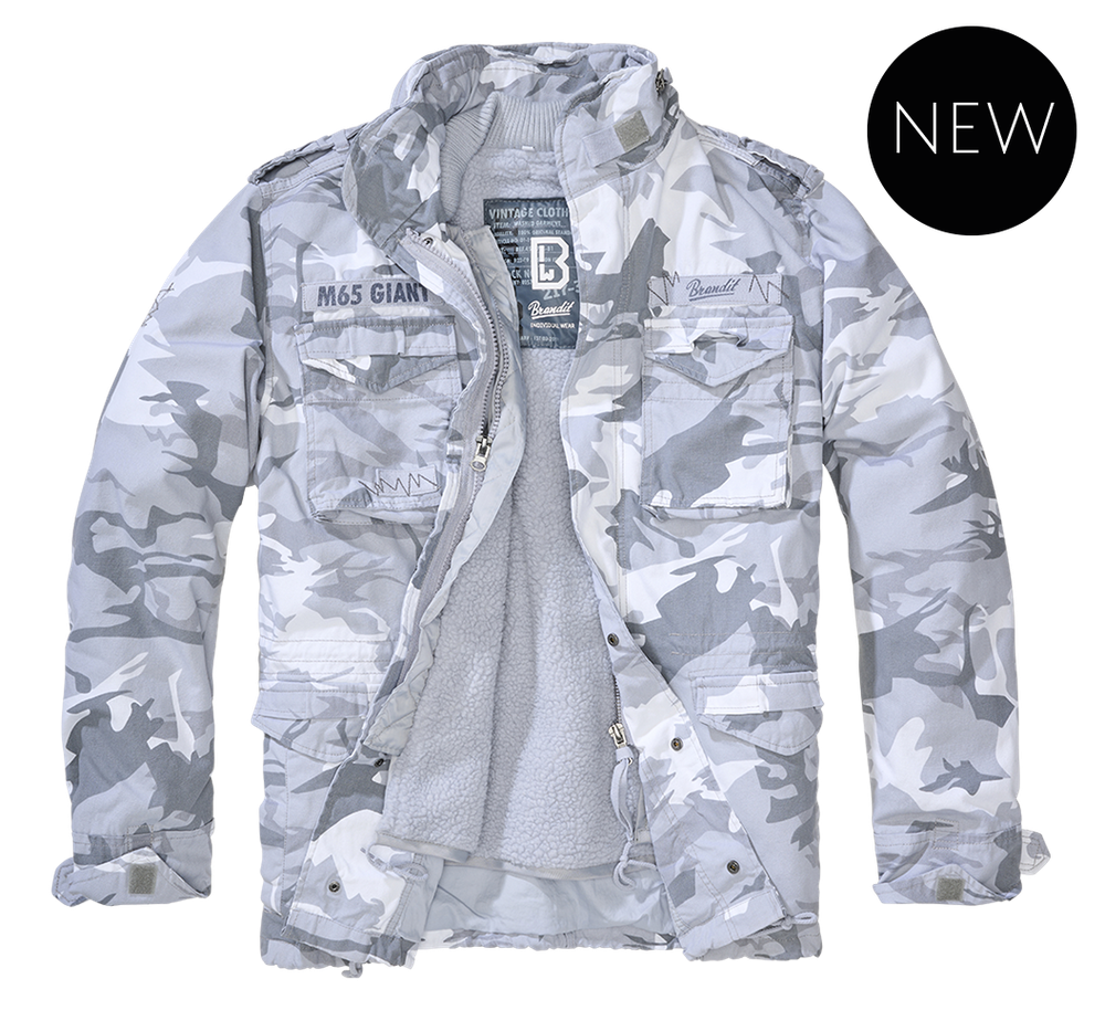 Brandit M65 GIANT JACKET blizzard camo