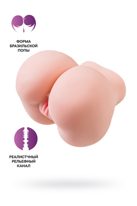 Мастурбатор реалистичный Juicy Pussy by TOYFA Amanda, TPE, телесный, 22 см