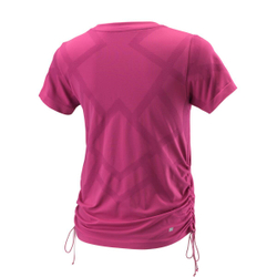 Женская теннисная футболка Wilson Power Seamless Crew II W - rouge