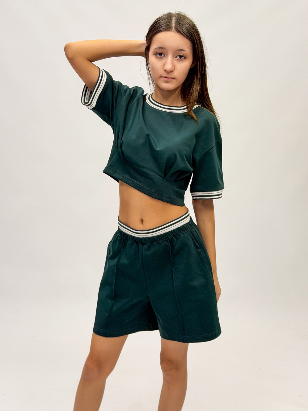 Шорты трикотажные для девочки 10-18 лет