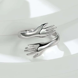 Двуручное обнимающее кольцо из нержавеющей стали