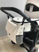 Коляска детская Peppy Capri 2 в 1 (08) белая кожа