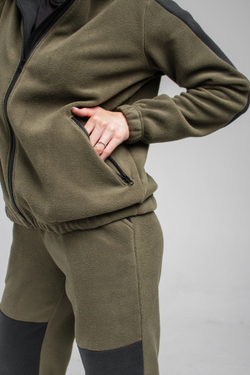 Флисовый костюм женский комби