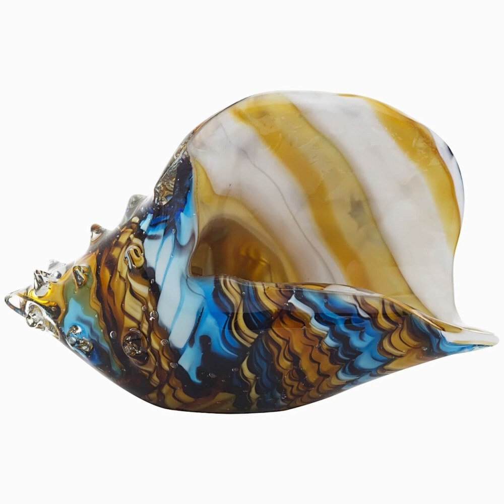 F5031 Статуэтка"Ракушка"(сине-коричн) 18*10,5*11