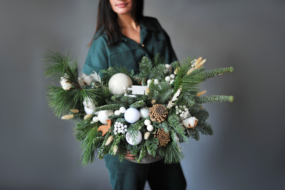 Новогодняя композиция Русская зима