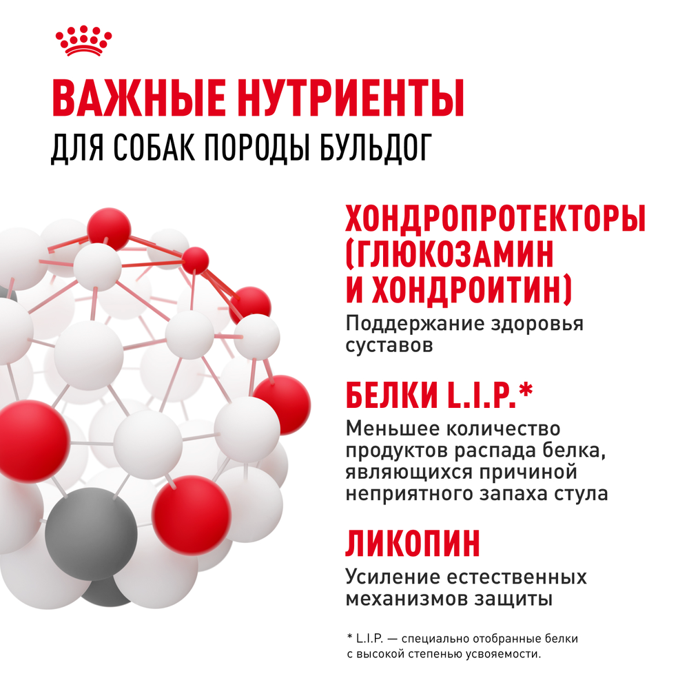 Royal Canin Bulldog Adult (БУЛЬДОГ ЭДАЛТ) Корм сухой для взрослых собак породы Бульдог от 12 месяцев 3кг