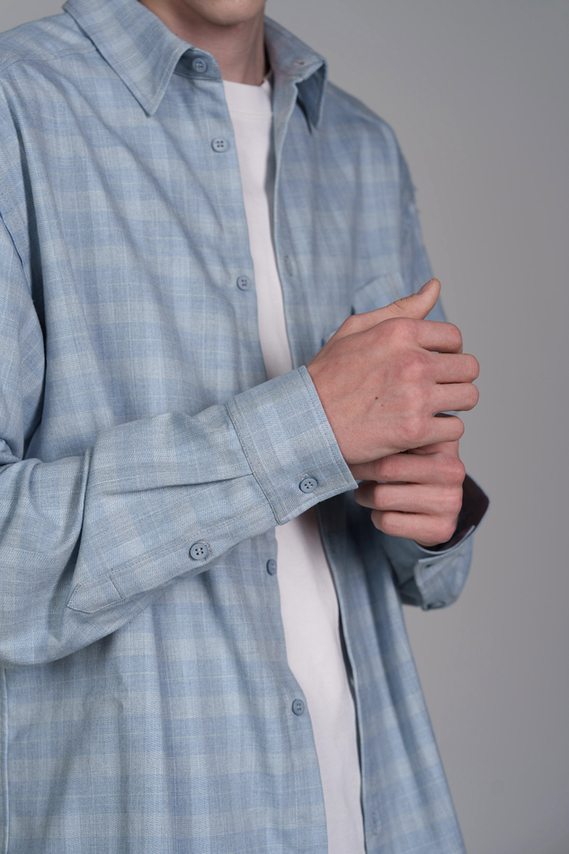 Рубашка ALTO Serial голубой