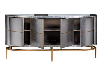 ART-2705-S Комод "Futuro" серебристый 183*51*91см