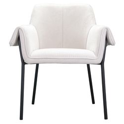 Стул Aline, шенилл, молочный