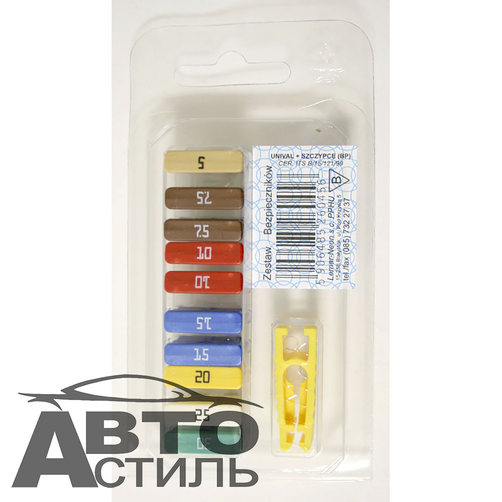 Предохранители ЕВРО  М5 (кт10шт+пинцет) 126598/12236