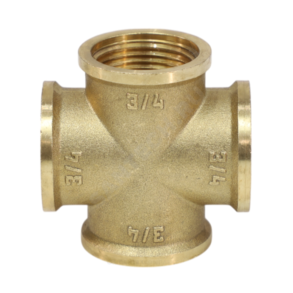 Крест латунь Ду 25 (1") ВР VALFEX VF.760.L.100
