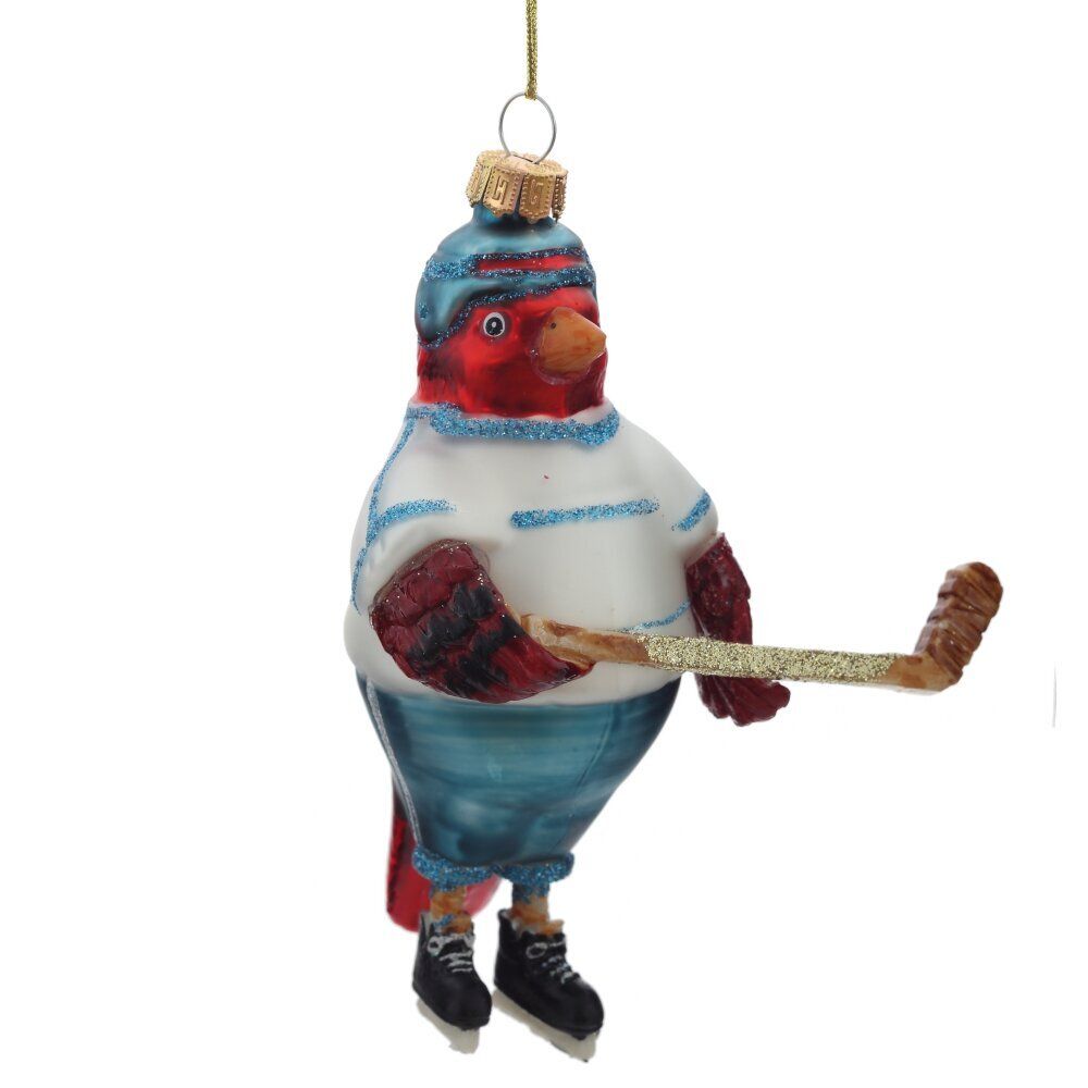 GAEM Украшение новогоднее "Птица-хоккеист", L10,5 W7 H14,5 см
