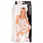 Комплект Чарминг белый (Цвет: розовый с белым)